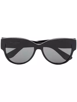 Saint Laurent Eyewear солнцезащитные очки M3 Monogram, черный