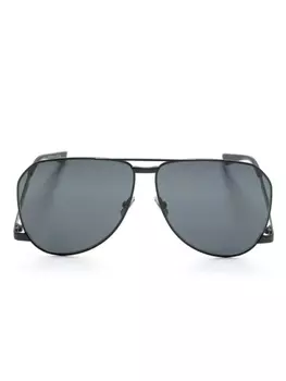 Saint Laurent Eyewear солнцезащитные очки-пилоты SL 690, черный
