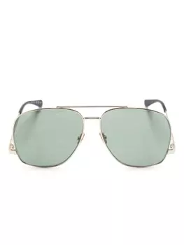 Saint Laurent Eyewear солнцезащитные очки-пилоты SL 653 Leon, золотистый