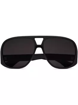 Saint Laurent Eyewear солнцезащитные очки-пилоты SL 652 Solace, черный