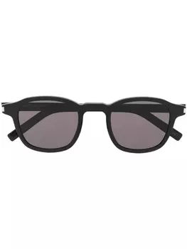 Saint Laurent Eyewear солнцезащитные очки с затемненными линзами, черный