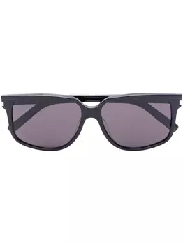Saint Laurent Eyewear солнцезащитные очки SL 560 в квадратной оправе, черный