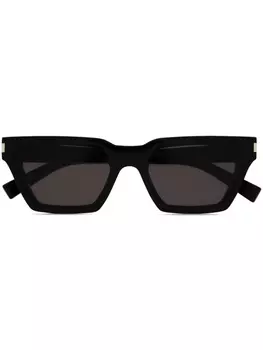 Saint Laurent Eyewear солнцезащитные очки SL 633 Calista в оправе 'кошачий глаз', черный