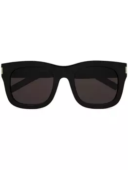 Saint Laurent Eyewear солнцезащитные очки SL 650 Monceau в квадратной оправе, черный