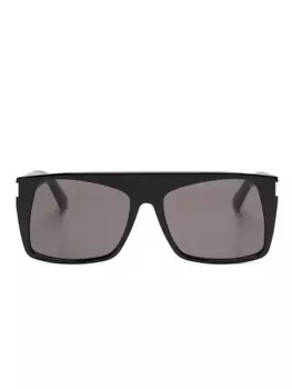 Saint Laurent Eyewear солнцезащитные очки SL 651 Vitti в массивной оправе, черный