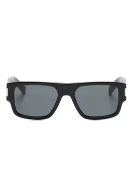 Saint Laurent Eyewear солнцезащитные очки SL 659 в квадратной оправе, черный