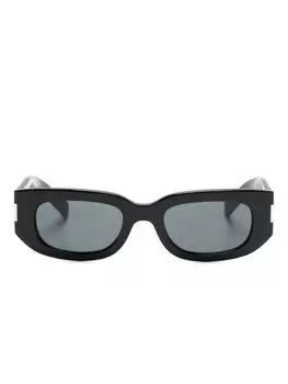 Saint Laurent Eyewear солнцезащитные очки SL 697 в прямоугольной оправе, черный