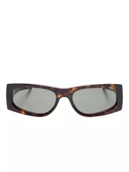 Saint Laurent Eyewear солнцезащитные очки SL M140, коричневый