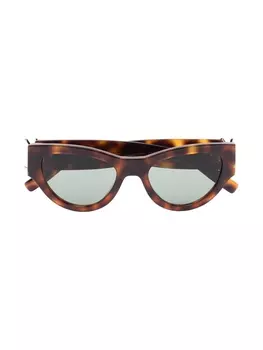 Saint Laurent Eyewear солнцезащитные очки SLM94, коричневый