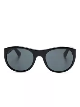 Saint Laurent Eyewear солнцезащитные очки в круглой оправе, черный