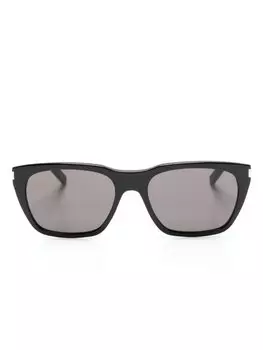 Saint Laurent Eyewear солнцезащитные очки в квадратной оправе, черный