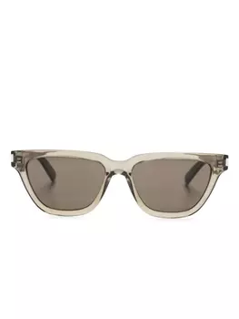 Saint Laurent Eyewear солнцезащитные очки в квадратной оправе, серый