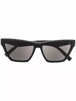 Saint Laurent Eyewear солнцезащитные очки в квадратной оправе, черный