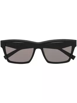 Saint Laurent Eyewear солнцезащитные очки в квадратной оправе, черный