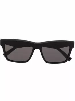 Saint Laurent Eyewear солнцезащитные очки в квадратной оправе, черный