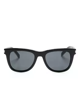 Saint Laurent Eyewear солнцезащитные очки в квадратной оправе, черный