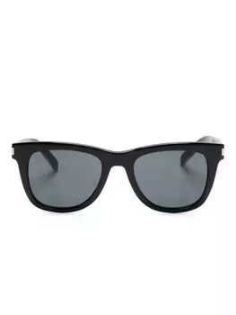 Saint Laurent Eyewear солнцезащитные очки в квадратной оправе, черный