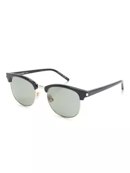 Saint Laurent Eyewear солнцезащитные очки в квадратной оправе
