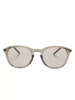 Saint Laurent Eyewear солнцезащитные очки в квадратной оправе, коричневый