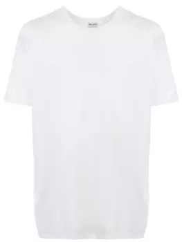 Saint Laurent футболка с круглым вырезом, белый