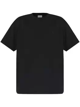 Saint Laurent футболка с круглым вырезом, черный