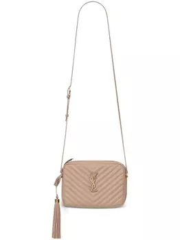 Saint Laurent каркасная сумка Lou, розовый