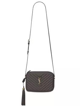 Saint Laurent каркасная сумка Lou, серый