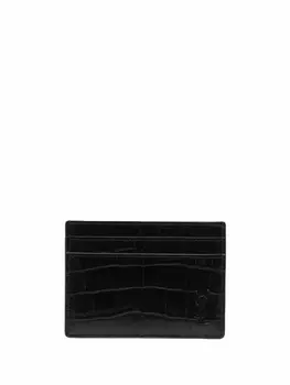Saint Laurent картхолдер с монограммой, черный