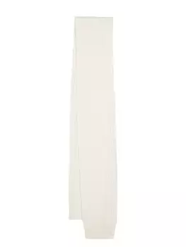 Saint Laurent кашемировый шарф рыхлой вязки, белый