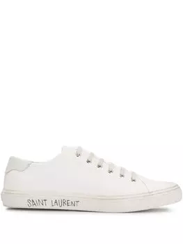 Saint Laurent кеды Malibu, белый