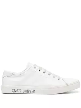 Saint Laurent кеды Malibu, белый