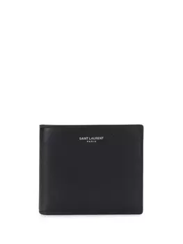 Saint Laurent классический кошелек, черный