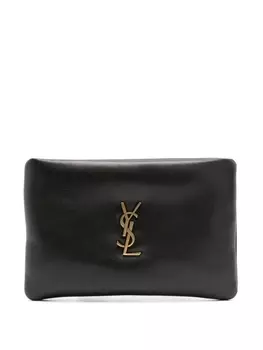 Saint Laurent клатч Calypso, черный