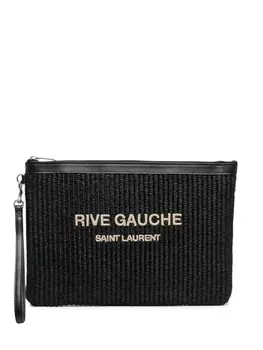 Saint Laurent клатч Rive Gauche, черный