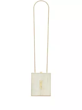 Saint Laurent клатч Tuxedo YSL, золотистый