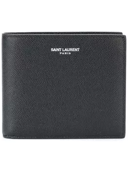 Saint Laurent кошелек Classic Paris East/West, черный