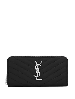 Saint Laurent кошелек 'Monogram', черный