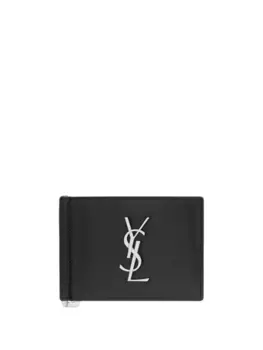 Saint Laurent кошелек с логотипом, черный