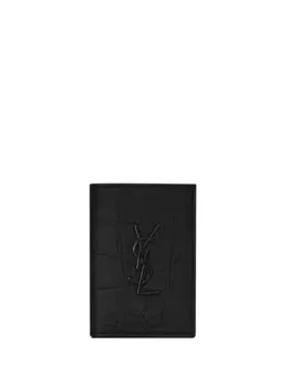 Saint Laurent кошелек с логотипом, черный
