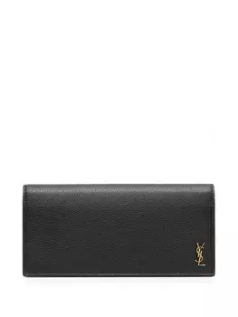 Saint Laurent кошелек с монограммой, черный