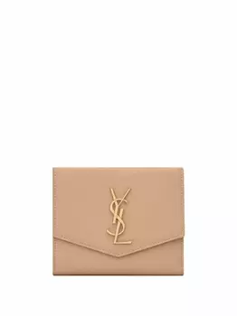 Saint Laurent кошелек Uptown, нейтральный цвет