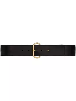Saint Laurent лакированный ремень, черный