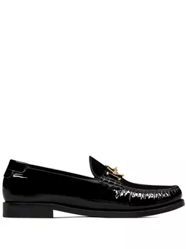 Saint Laurent лоферы Le Loafer, черный