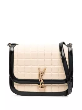 Saint Laurent маленькая сумка на плечо Solferino, нейтральный цвет