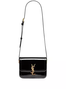 Saint Laurent маленькая сумка-сэтчел Solferino, черный