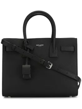 Saint Laurent маленькая сумка-тоут Sac de Jour, черный