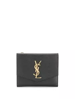 Saint Laurent маленький кошелек Uptown, черный