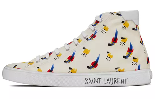 Кроссовки мужские Saint Laurent Malibu, белый