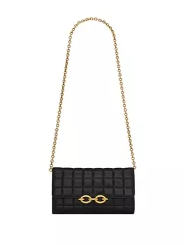 Saint Laurent мини-клатч Le Maillon, черный