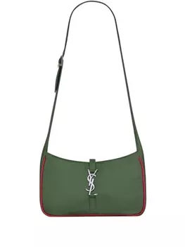 Saint Laurent мини-сумка через плечо Le 5 7, зеленый